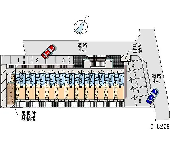 ★手数料０円★川越市砂　月極駐車場（LP）